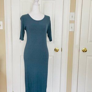 LuLaRoe Women's Julia Dress Size Medium Blue